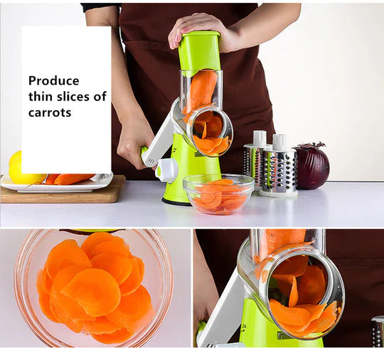 قطاعة خضروات 3 في 1 متعددة الوظائف | Multifunctional 3 in 1 Vegetable Cutter