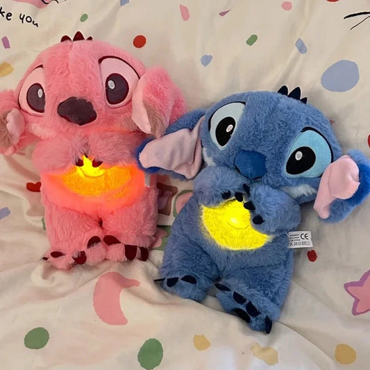 لعبة طفل موسيقى خفيفة للنوم من القطيفة هدية للأطفال | Baby Music Light Sleep Plush Toy Kid Gift