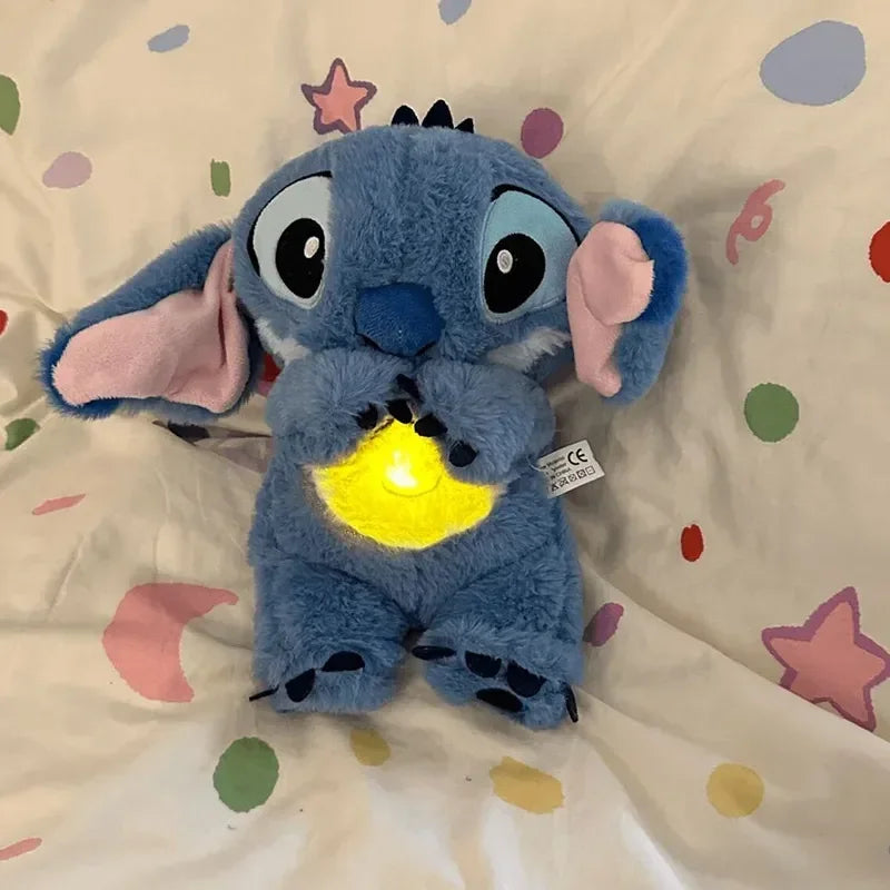 لعبة طفل موسيقى خفيفة للنوم من القطيفة هدية للأطفال | Baby Music Light Sleep Plush Toy Kid Gift