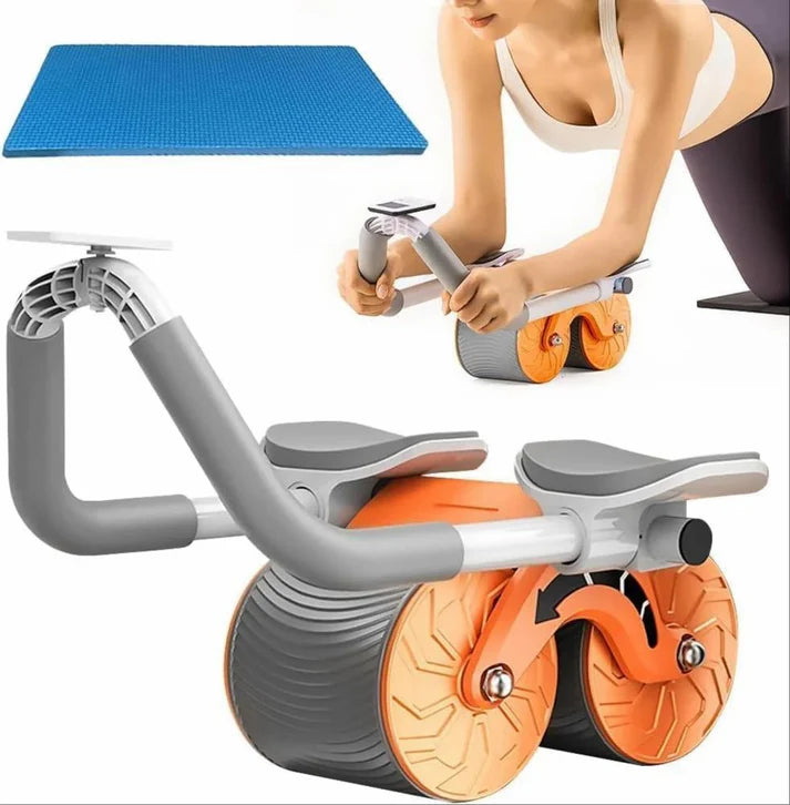 عجلة تمارين البطن 2 في 1 للتمرين | 2-in-1 Abs Roller Wheel for Workouts